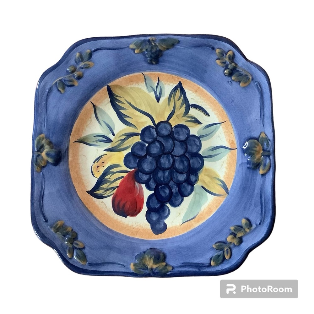 Certified International “Tuscan Fruit” Salad Plate 8 3/4”